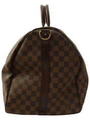 2006年製 キャンバスダミエキーポルバンドリエール55 ブラウン