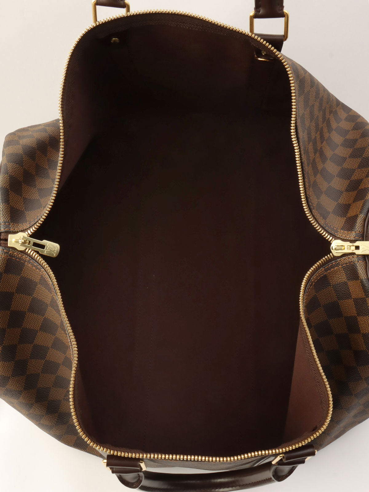 2006年製 キャンバスダミエキーポルバンドリエール55 ブラウン