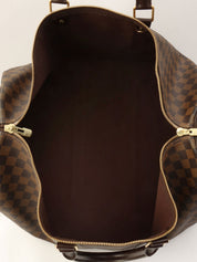 2006年製 キャンバスダミエキーポルバンドリエール55 ブラウン