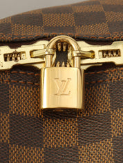 2006年製 キャンバスダミエキーポルバンドリエール55 ブラウン