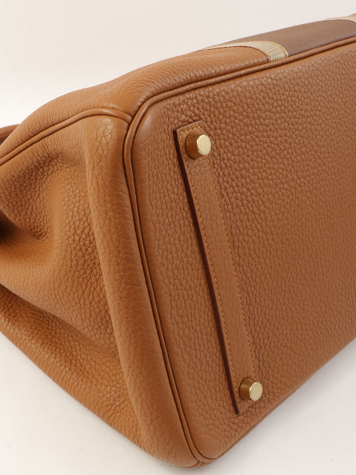 2012 年 Birkin Club 35 金色/栗色/Ficelle