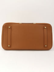 2012 年 Birkin Club 35 金色/栗色/Ficelle