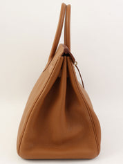 2012 年 Birkin Club 35 金色/栗色/Ficelle