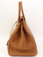 2012 年 Birkin Club 35 金色/栗色/Ficelle