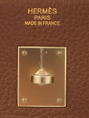 2012 年 Birkin Club 35 金色/栗色/Ficelle