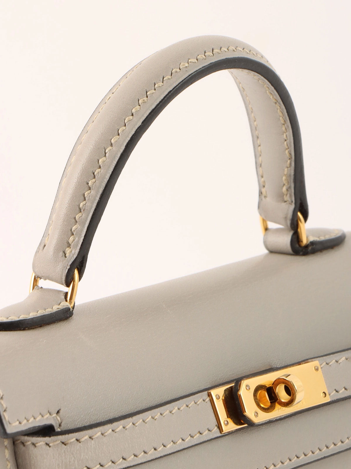 2004年 迷你凯莉包 珍珠灰