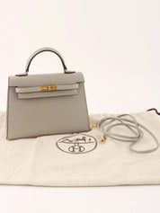 2004年 迷你凯莉包 珍珠灰