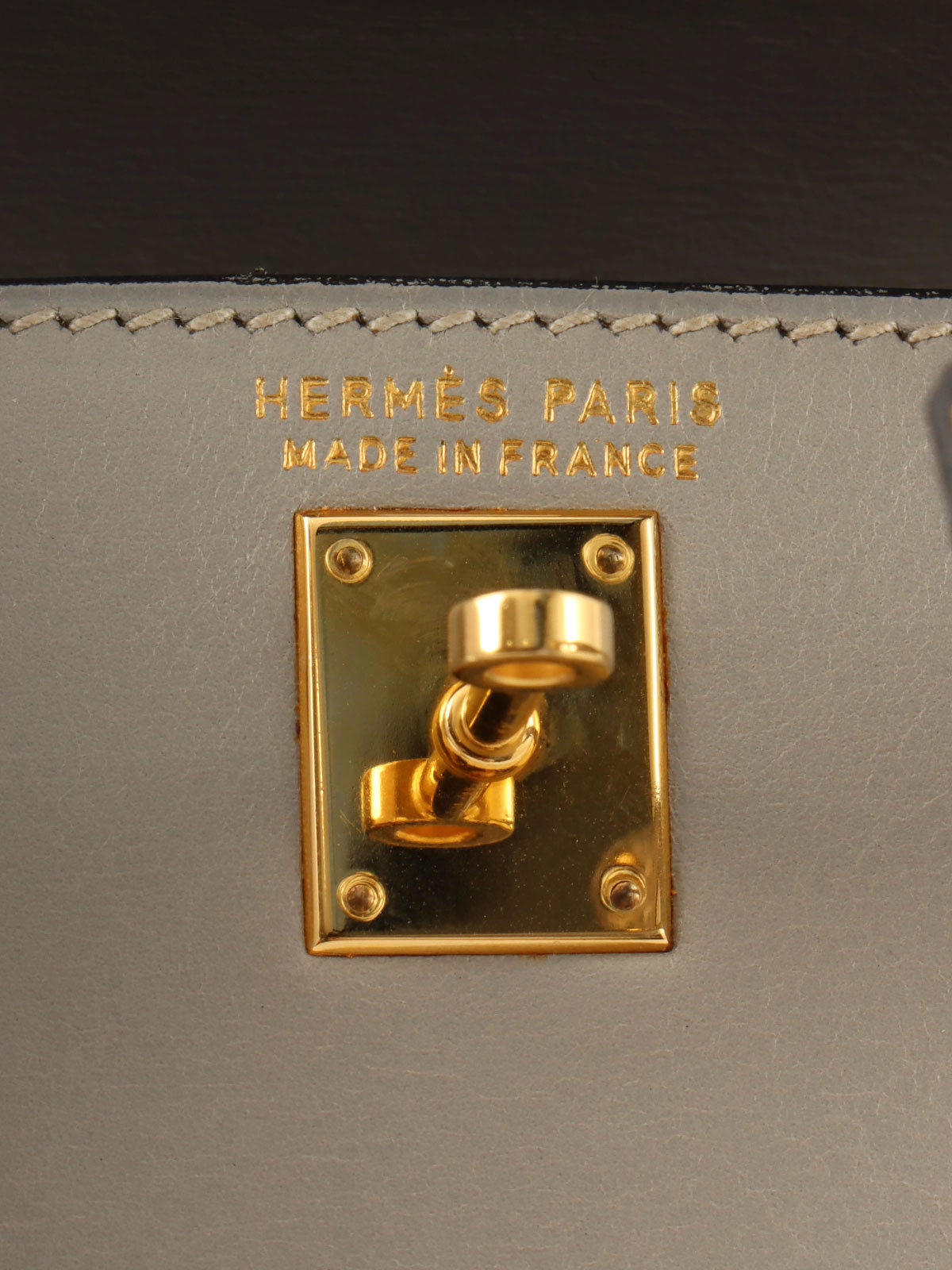 2004年 迷你凯莉包 珍珠灰