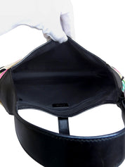 Flora Pattern Jackie One Shoulder Bag Black/Multi