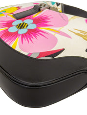 Flora Pattern Jackie One Shoulder Bag Black/Multi