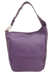 ロゴプレートワンショルダーバッグ パープル