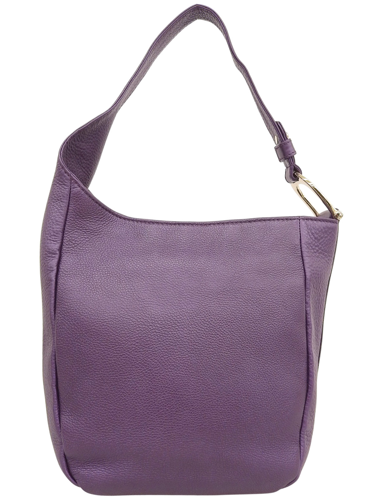 ロゴプレートワンショルダーバッグ パープル