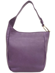 ロゴプレートワンショルダーバッグ パープル