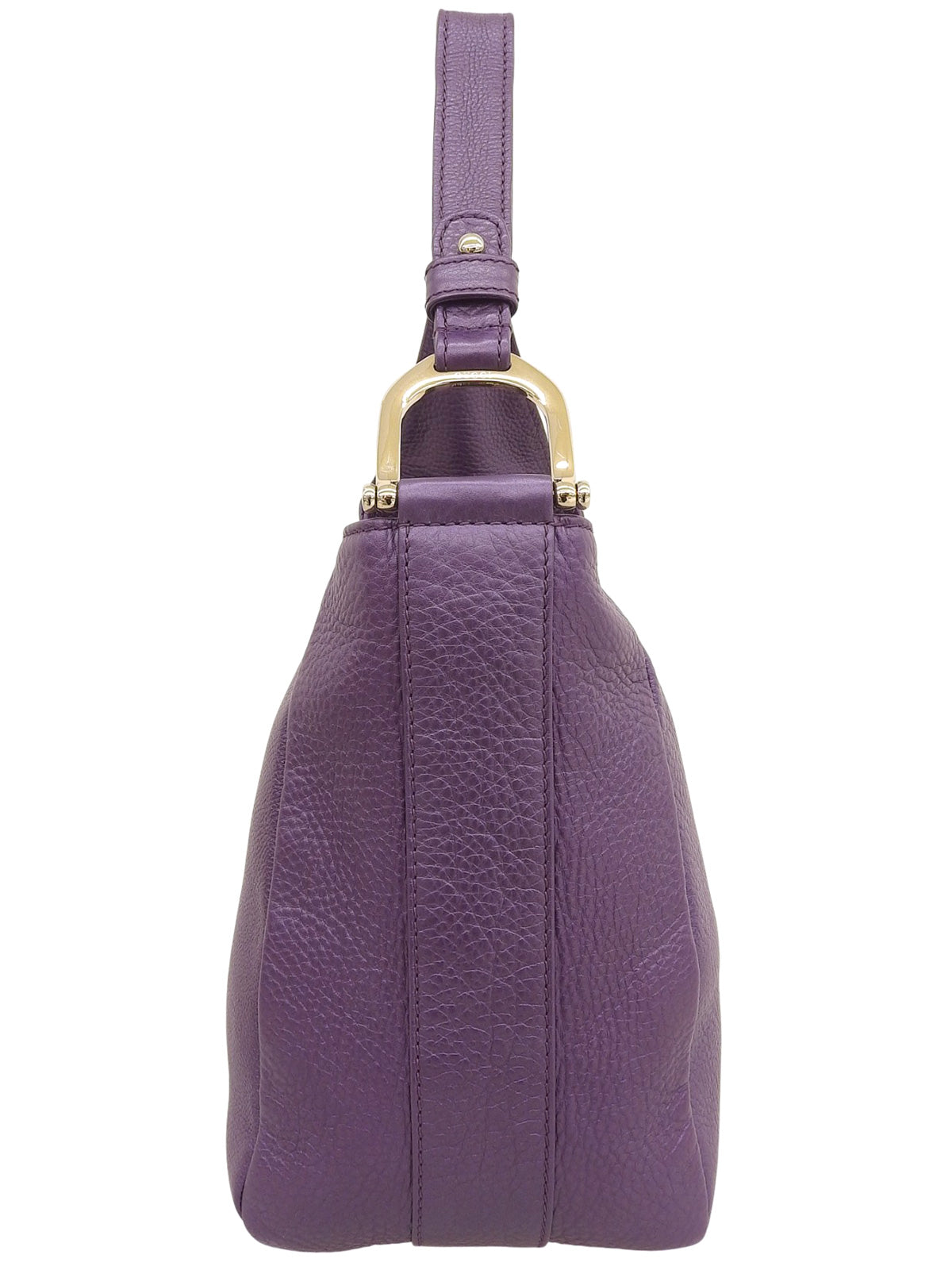 ロゴプレートワンショルダーバッグ パープル