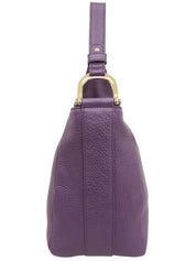 ロゴプレートワンショルダーバッグ パープル