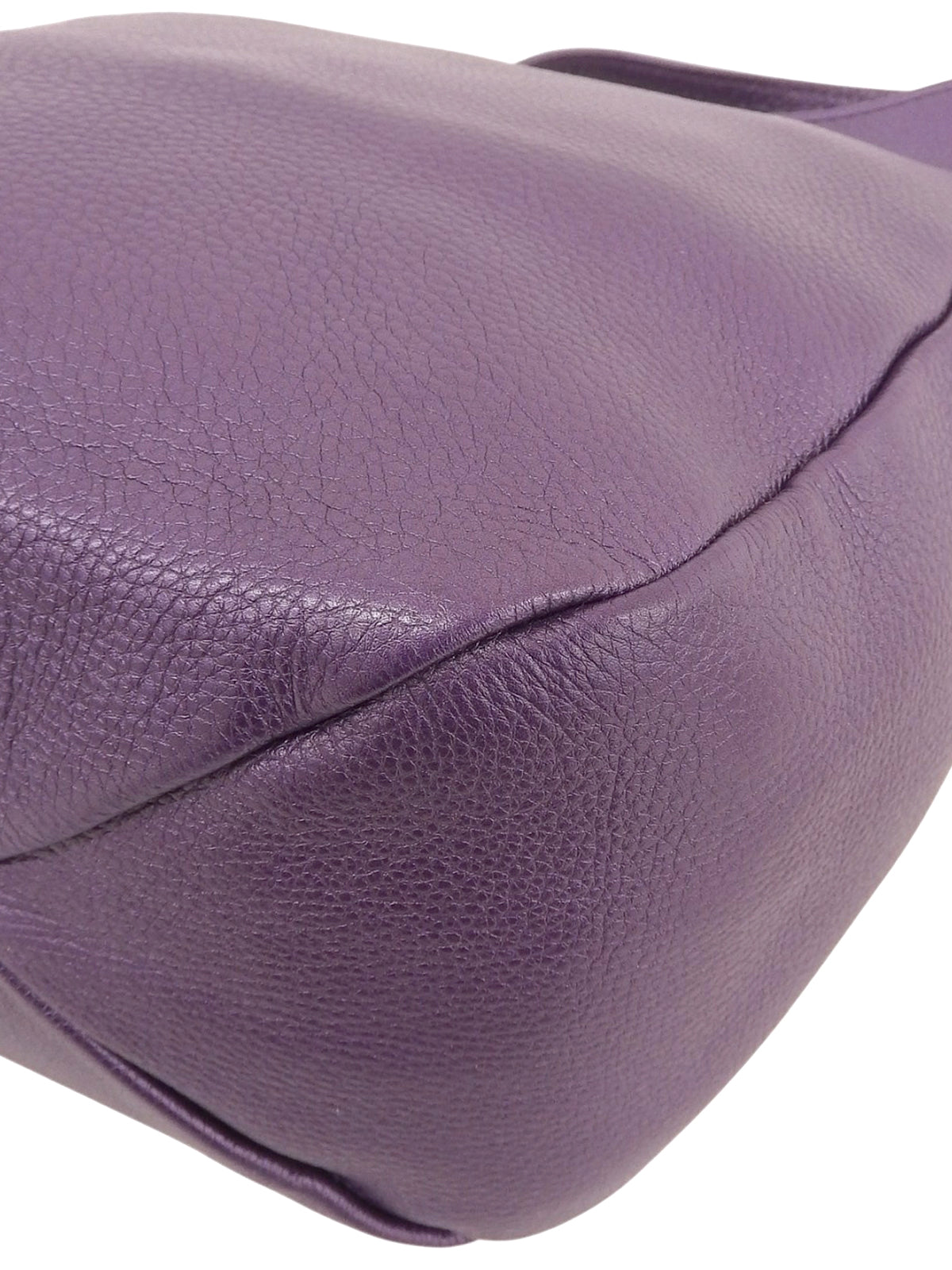 ロゴプレートワンショルダーバッグ パープル