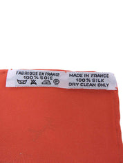 Carré 90 Lintrus 图案围巾，橙色/多色