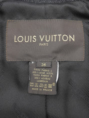 ウールバイカラーセットアップ グレー/ブラウン