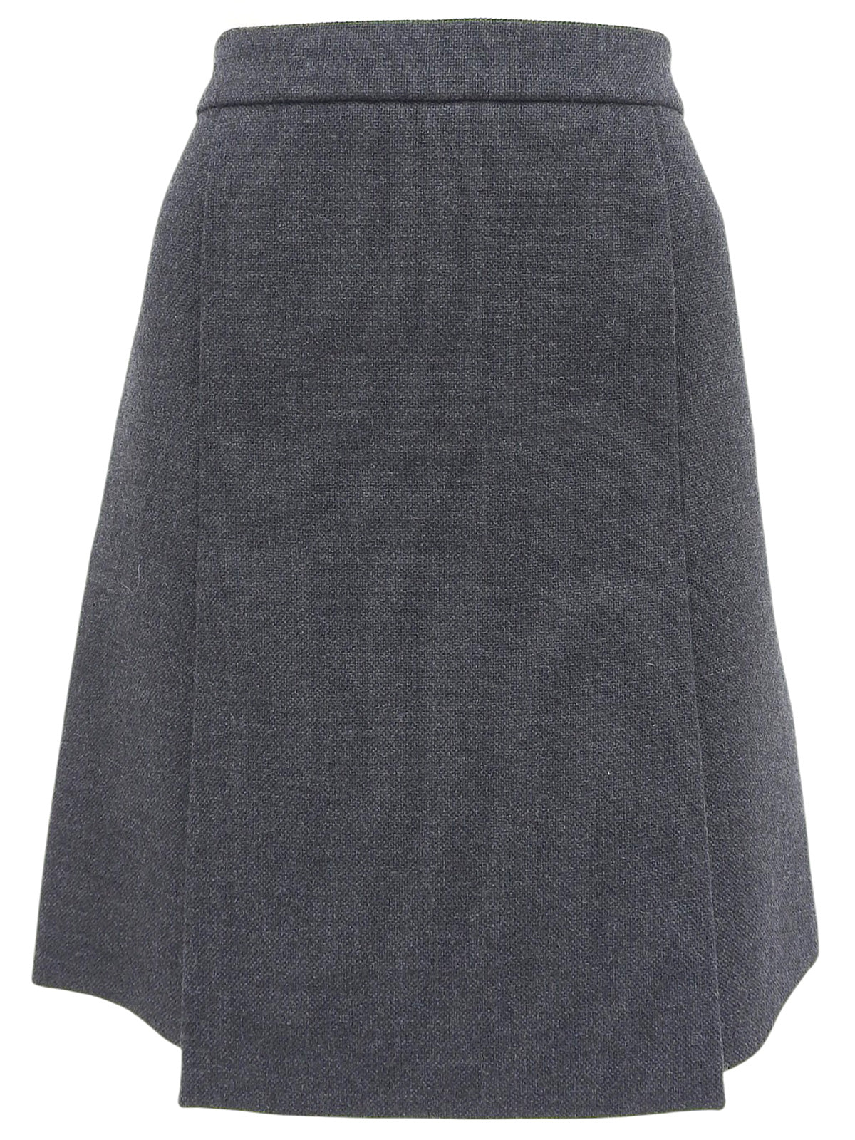 ウールバイカラーセットアップ グレー/ブラウン