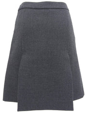 ウールバイカラーセットアップ グレー/ブラウン