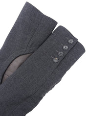 ウールバイカラーセットアップ グレー/ブラウン