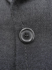 ウールバイカラーセットアップ グレー/ブラウン