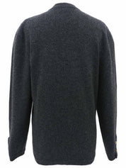 CCマークボタンカーディガン グレー