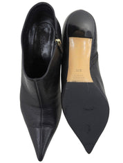 GG pattern booties in black