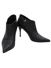 GG pattern booties in black