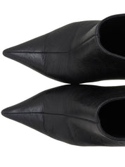 GG pattern booties in black