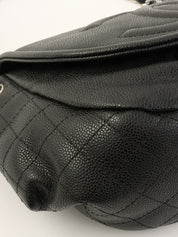 2011年頃製　CCマークハーフムーンチェーンショルダーバッグ　ブラック