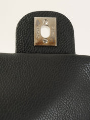 2009年頃製 キャビアスキンCCターンロックハンドバッグ ブラック