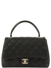 2009 Caviar Skin CC Turnlock Handbag in Black