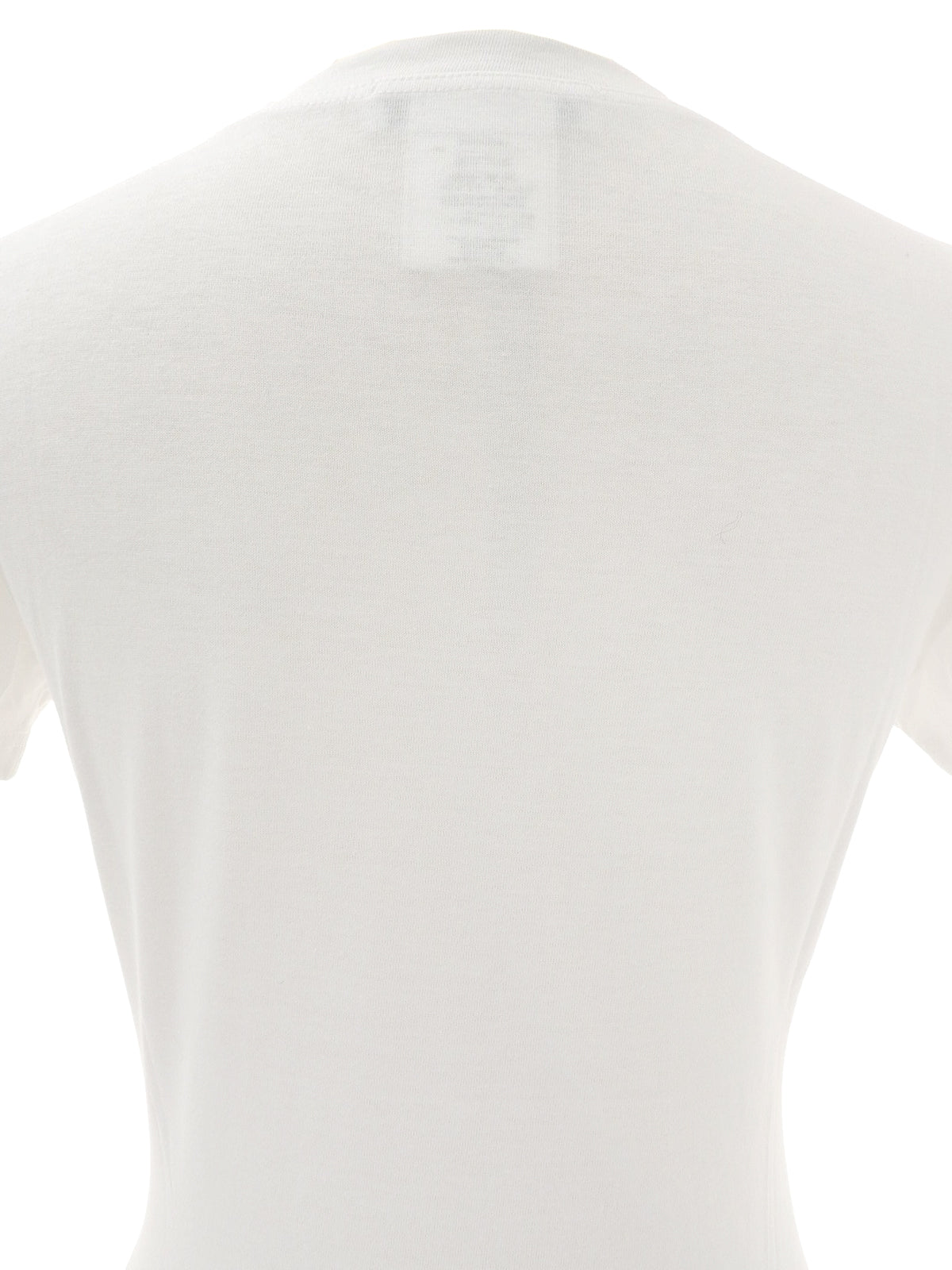 Animal Print Short Sleeve Top in White/Multi