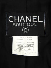 1995 Wool Logo Embroidered CC Mark Set in Black