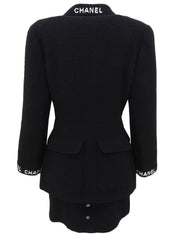 1995 Wool Logo Embroidered CC Mark Set in Black