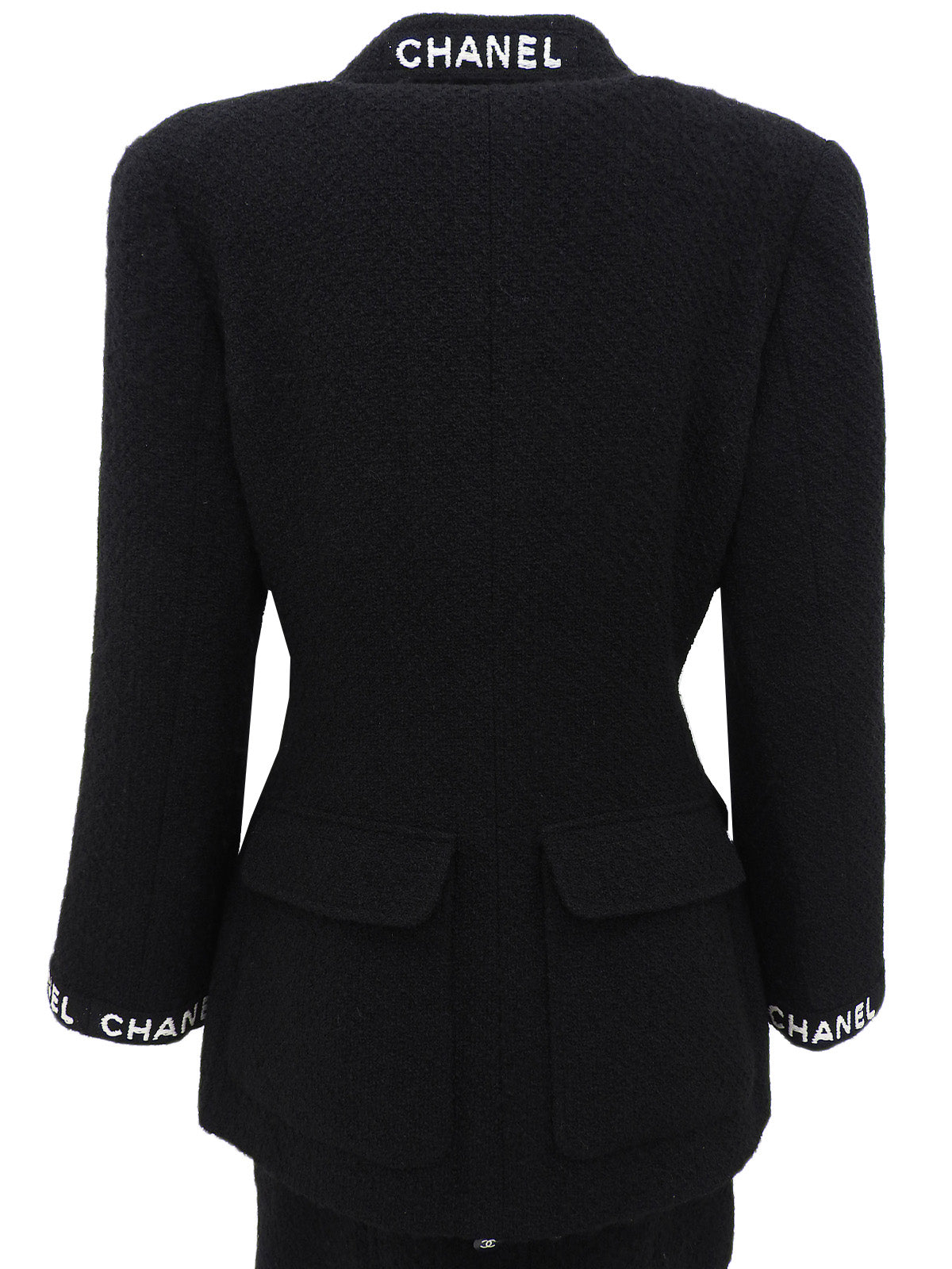 1995 Wool Logo Embroidered CC Mark Set in Black