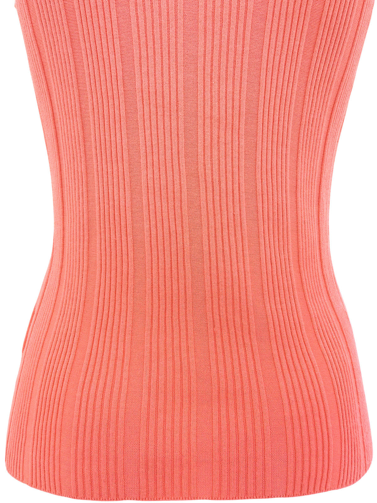 2007年製 CCマークボタンノースリーブニットトップス ピンク