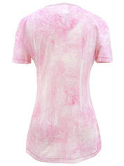 2009年頃製 CCマークプリントタイダイ半袖トップス ピンク