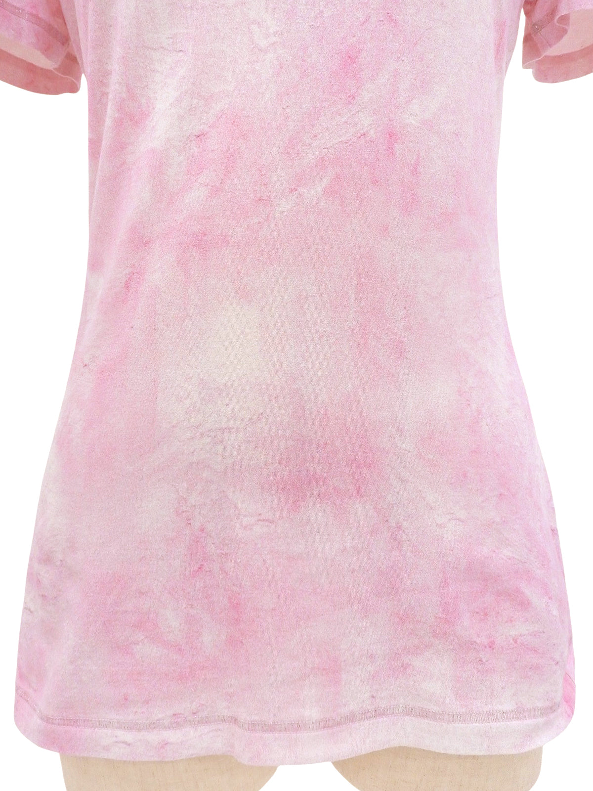 2009年頃製 CCマークプリントタイダイ半袖トップス ピンク