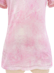 2009年頃製 CCマークプリントタイダイ半袖トップス ピンク