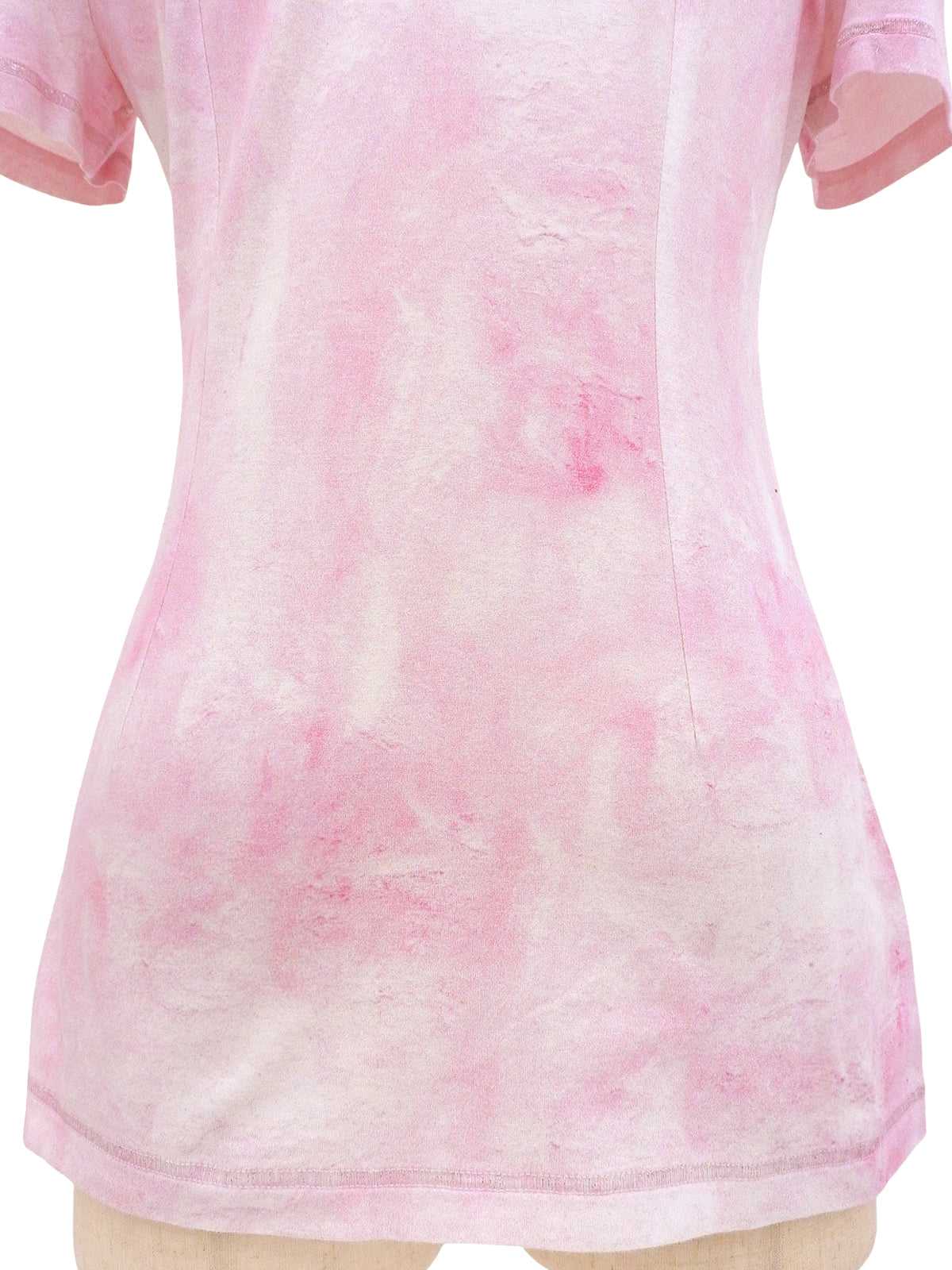 2009年頃製 CCマークプリントタイダイ半袖トップス ピンク