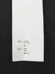 バッグロゴプリントハーフスリーブトップス ブラック