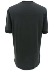 バッグロゴプリントハーフスリーブトップス ブラック