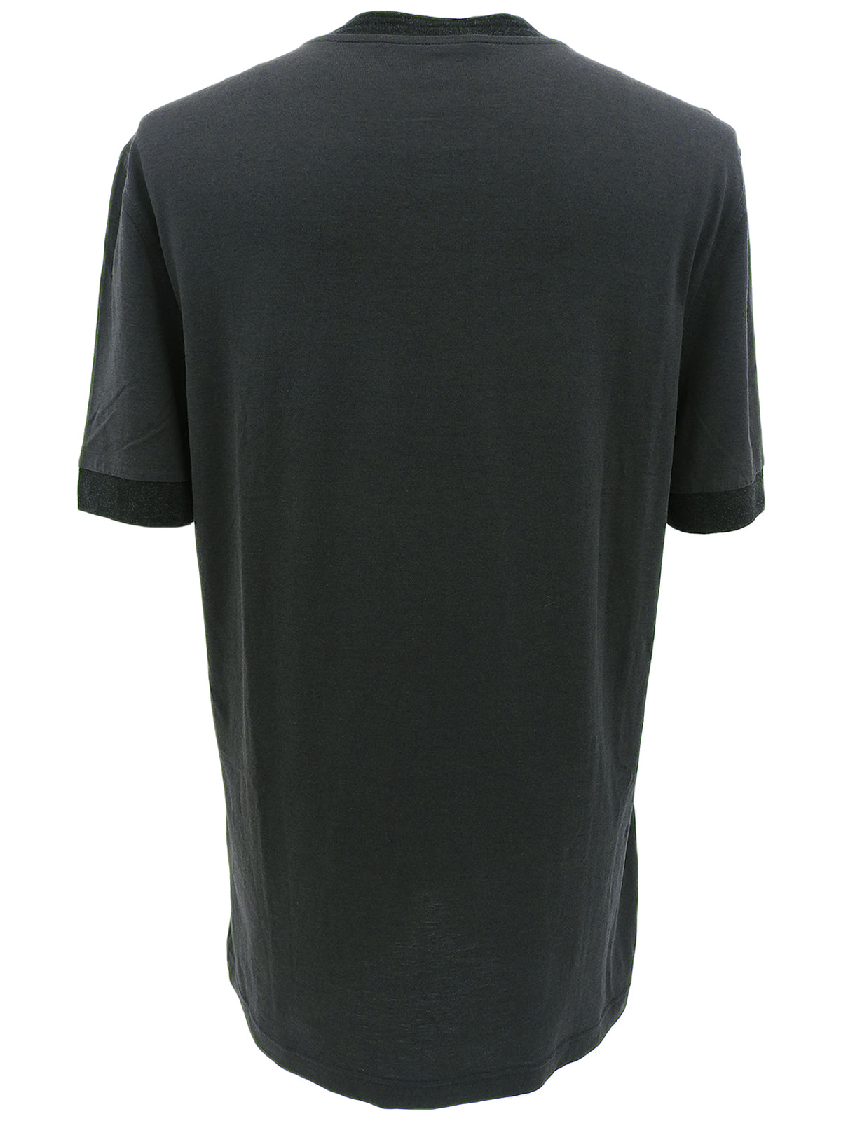 バッグロゴプリント半袖トップス ブラック