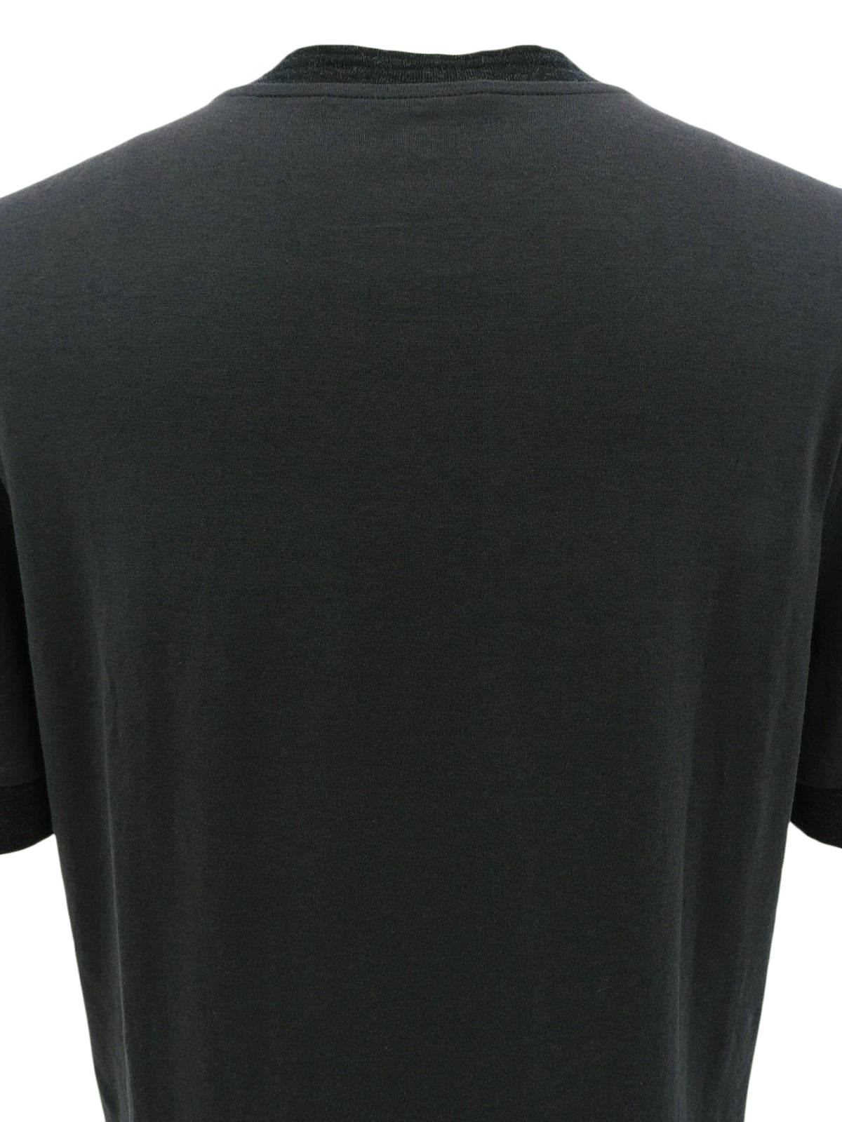 バッグロゴプリント半袖トップス ブラック