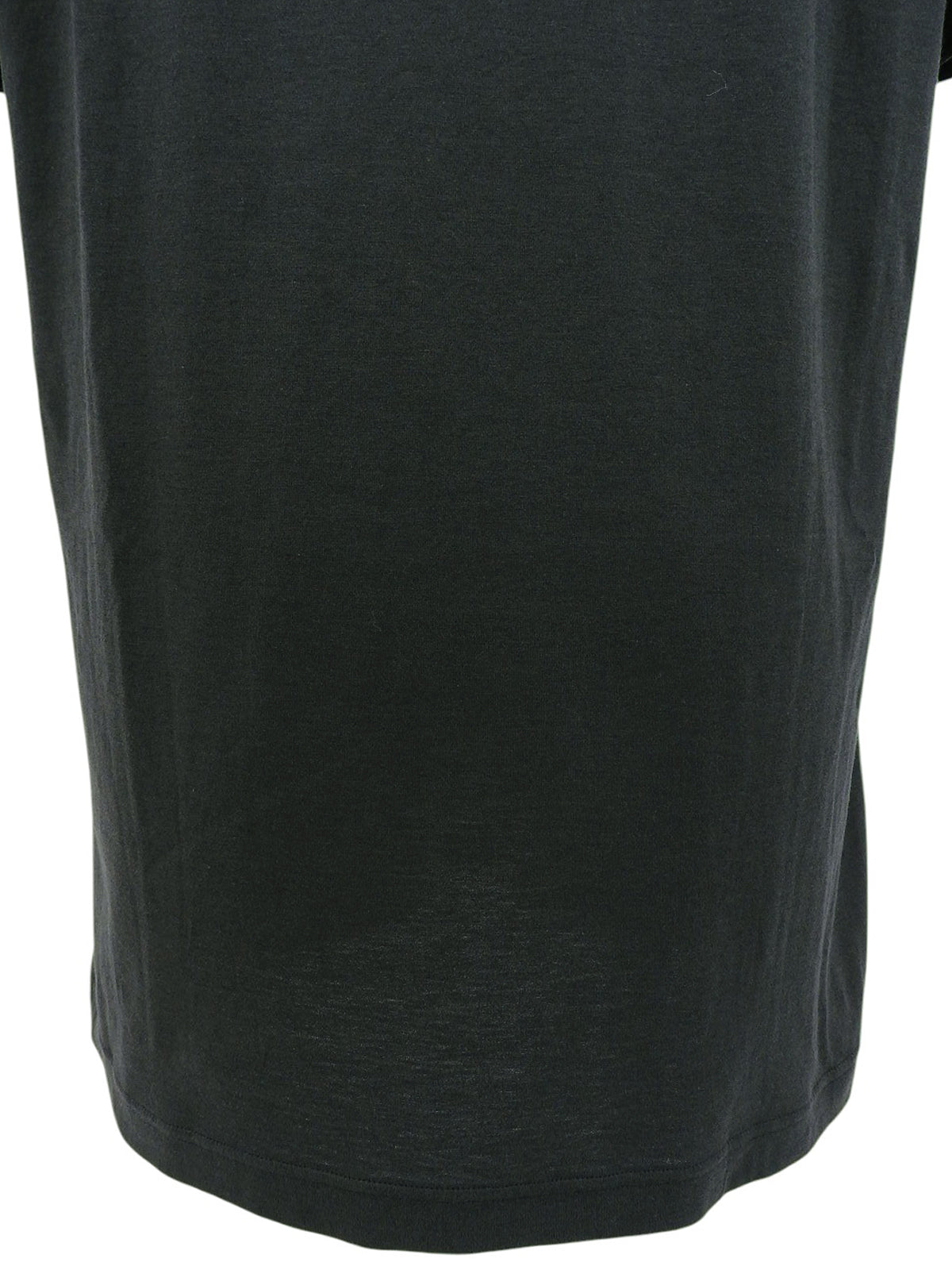 バッグロゴプリントハーフスリーブトップス ブラック