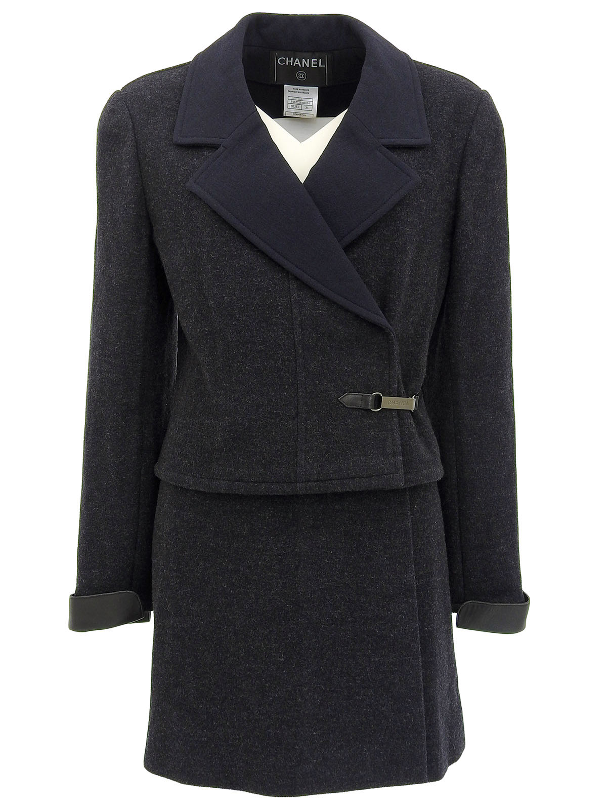 2000年製 ロゴプレートセットアップ チャコールグレー/ネイビー