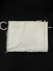 1996年製 CCマークボタンロングジャケット ブラック