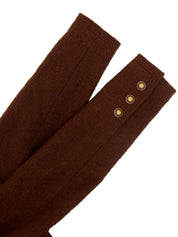 1993 Wool CC Mark Button Long Jacket Brown